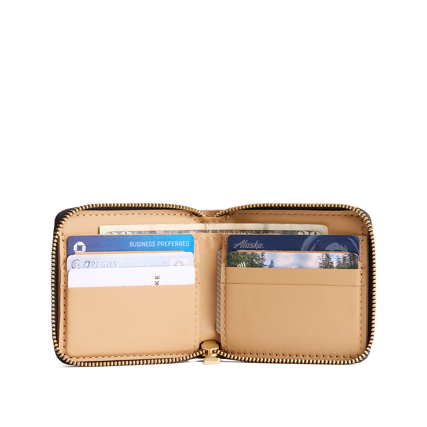 Small Zipper Bifold Wallet - Image 16